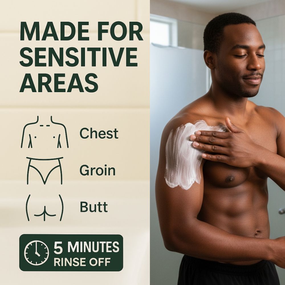 Crème Dépilatoire | Poils épais & bouclés